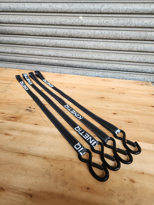 75cm Soft Loop + Locking S-Hook Extension for 25mm width Straps (Set of 4)