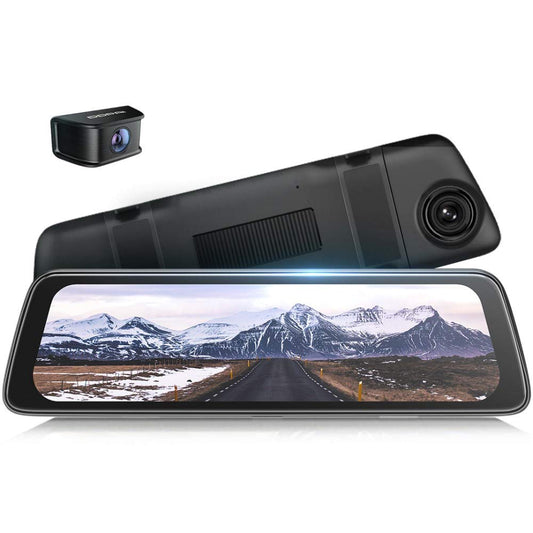 DDPAI E3 Dash Cam - 2K Streaming Rearview Mirror